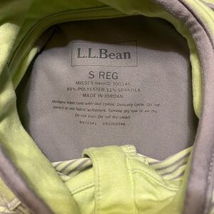 L.L.Bean Women’s Essential Performance Textured Quarter-Zip Top size Small